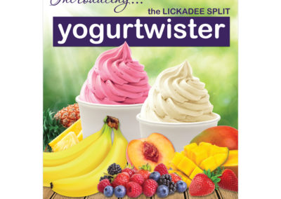 Lickadee Split Yogurtwister Poster